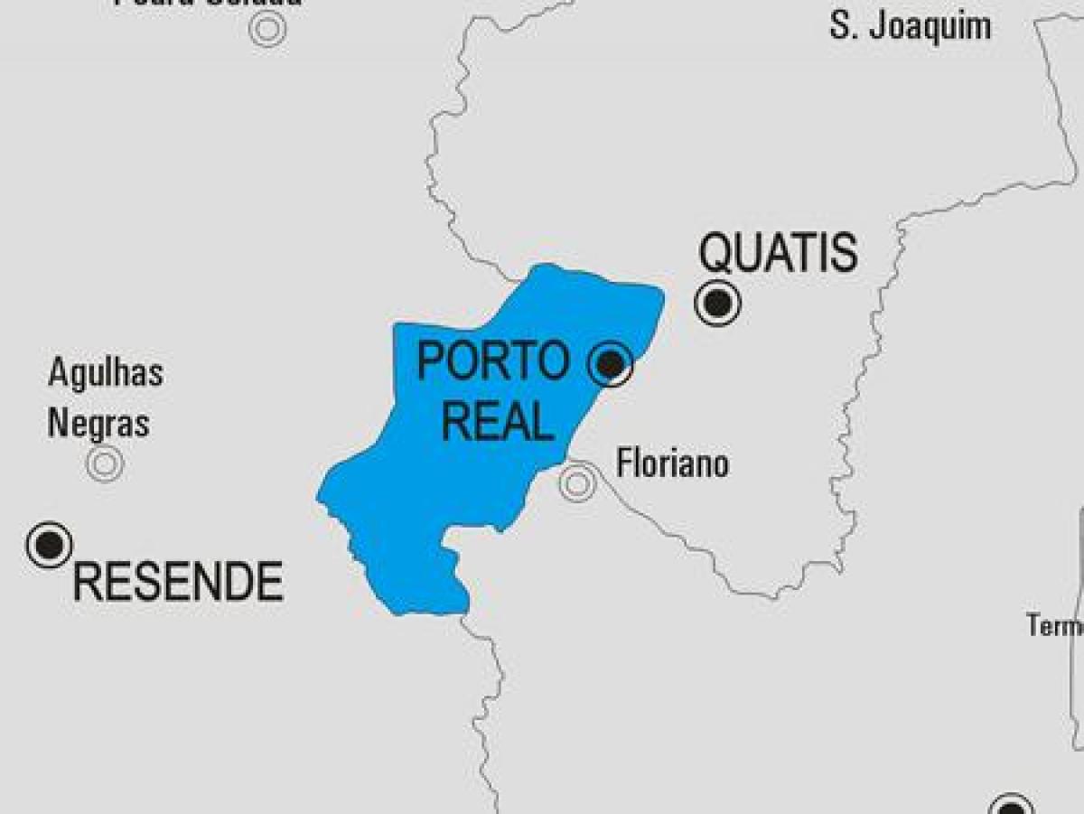 Kort over Porto Real kommune