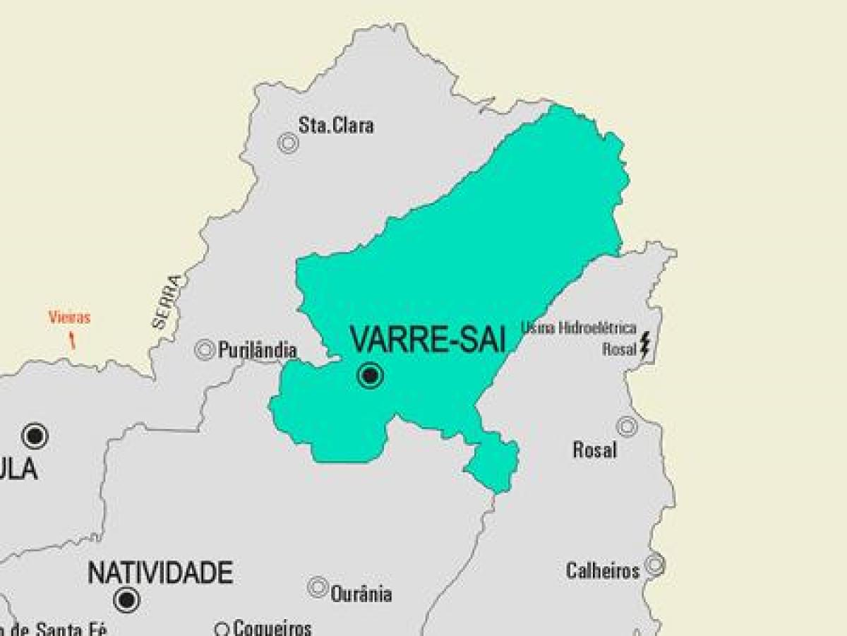 Kort over Volta Redonda kommune