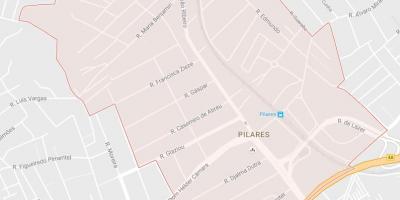 Kort over Pilares