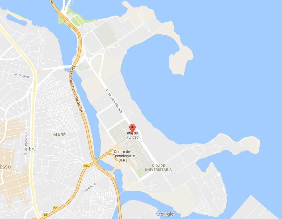 Kort over Fundão