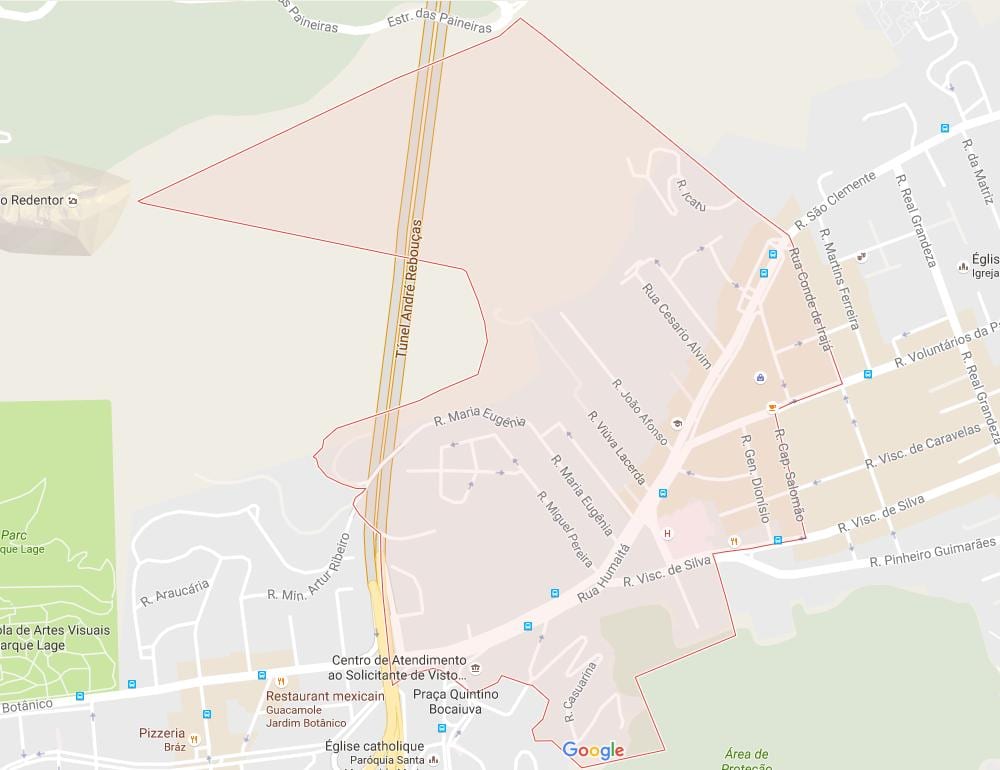 Kort over Humaitá