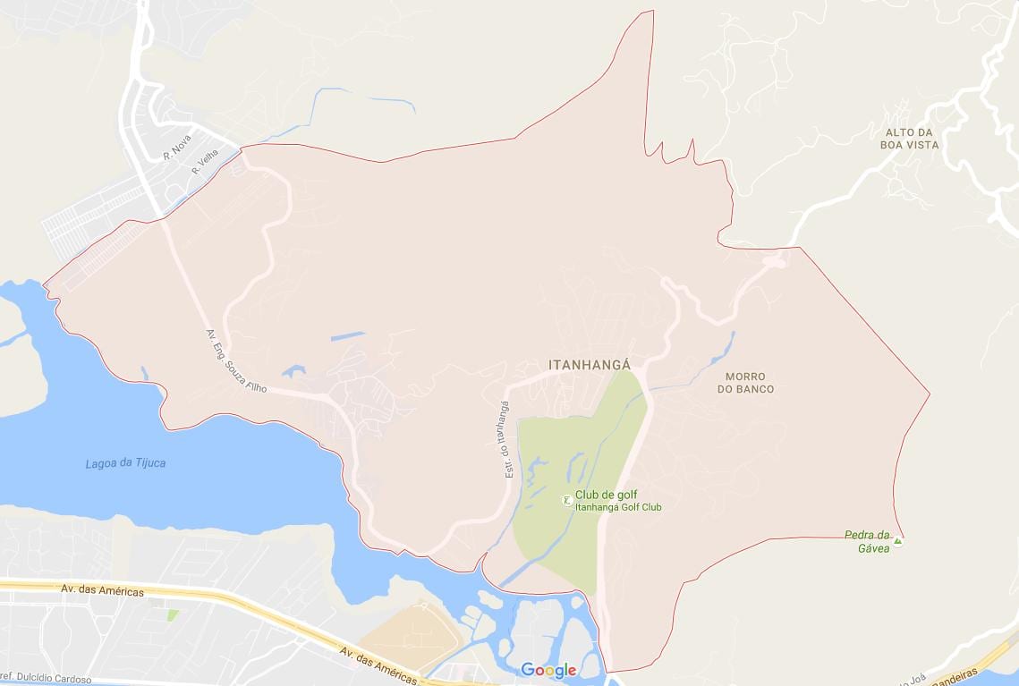 Kort over Itanhangá