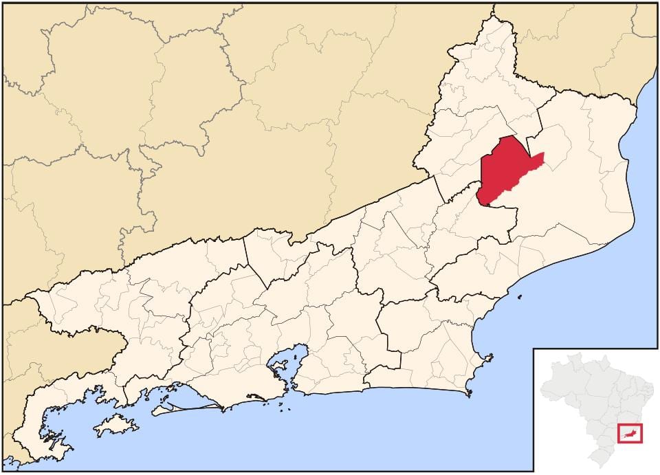 Kort over São Fidélis