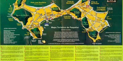 Kort over Paquetá